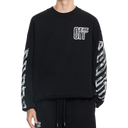 Off-White Motion Arrow Skate Crewneck Sweatshirt