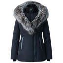 Mackage ADALI-X Down Coat With Silver Fur In Sliver