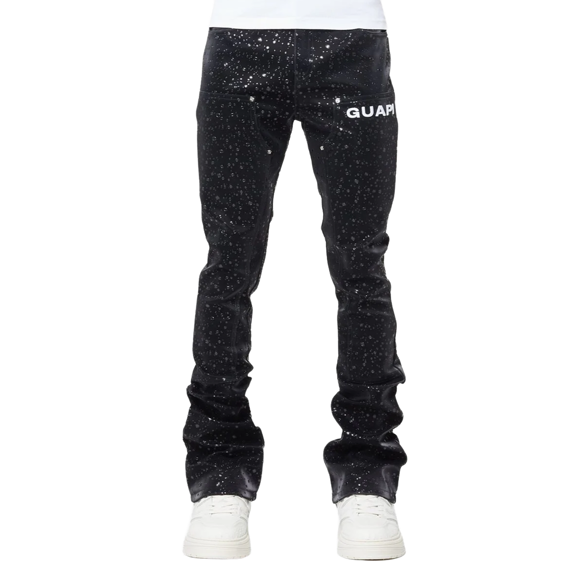 Guapi Obsidian Black Raindrop Leather Pant – HARLEM NYC