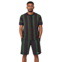 COOGI Light Weight Sweater Knit Short Set - Green Base