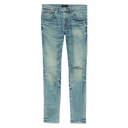 Purple Brand P001 Vintage Knee Blowout Jeans In Mid Indigo