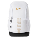 Nike Varsity Elite In White/Black/Metallic Gold
