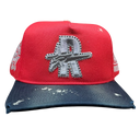 ROUGHPLAY - VINTAGE SNAPBACK (RED/SILVER)