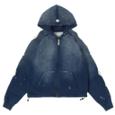 BLDG 4. Falling Indigo Hoodie
