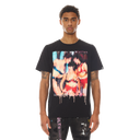 Cult of Individuality SHORT SLEEVE CREW NECK TEE " S&D ROCK N ROLL" IN BLACK