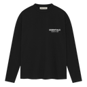 Essentials Fear Of God SS26 Classic Long Sleeve Tee In Vintage Black/White