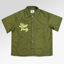 Saint Vanity Nylon Shirt & Short in Olive Green