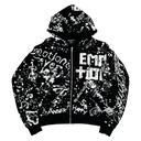 Mixed Emotions Black “Graffiti” Hoodie