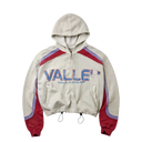 Vale Forever Rocket Zip Up Hoodie (White )