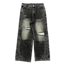 Mixed Emotions Grey ‘Stone’ Baggy Jeans