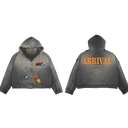 ARRIVAL PATCHWORK DESTROYED SET in OLIVE GREEN