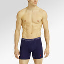 Polo Ralph Lauren Cotton Wicking Boxer Brief 3-Pack - Blue Assorted