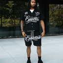 Mixed Emotions Black Signature Short Set