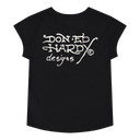 Ed Hardy Fire Tiger Rhinestone Cap Sleeve Tee