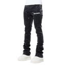 Guapi Obsidian Black Raindrop Leather Pant