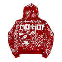 Mixed Emotions Red "Graffiti" Hoodie
