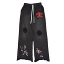 Rough Play Crew Neck Set In Black/Red