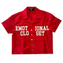 Mixed Emotions Red "Backyard" Nylon Short Set