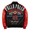 Pelle Pelle True To Our Roots Jacket In Black/Cabernet