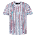 Coogi Light Weight Sweater Knit Short Set- White Base