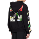 Off-White Black Industrial Arrow Regular Zip Hoodie