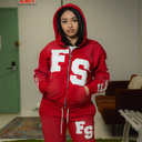 Forever Situated Sweatsuits In Red