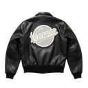 Vanson X Fly Geenius "Harlem" Bomber Jacket In Black