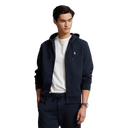 Polo Ralph Lauren Double-Knit Full-Zip Hoodie In Aviator Navy