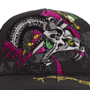 Ed Hardy Dagger Snake Rhinestone Trucker Hat