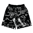 Mixed Emotions Black "Graffiti" Shorts