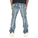 Valabasas "Twisted" Stacked Jeans