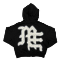 Mixed Emotions Black ‘End’ Rhinestone Hoodie