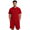 Coogi Light Weight Sweater Knit Red Alert Short Set