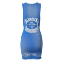 Lost Intricacy Blue Icon Dress