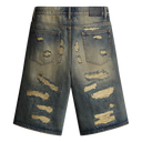 Lost Shdws Dstry Denim Short (Black)