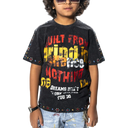 Elite Built From Nothing Black Kids Tee