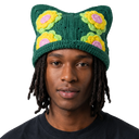 Arkyve X Steven Harrington "Stop To Smell The Flowers" Crochet Cat Hat
