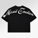 Mixed Emotions Black "Pearl" Cropped Tee