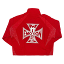Mixed Emotions Red Classic Nylon Suit