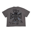 Mixed Emotions "Friends" Tee In Grey