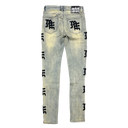 Mixed Emotions ‘Desert’ Monogram Denim