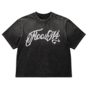 FLOOR914 MIDNIGHT SCRIPT SHORT SET