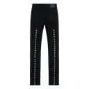 RTA Bryant Skinny Jean Black White Cross