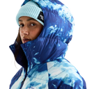The North Face Women’s Hydrenalite™ Down Hoodie In Bold Blue Granitic Print