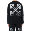 Off-White Motion Arrow Skate Crewneck Sweatshirt