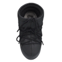 MOON BOOT ICON LOW BLACK RUBBER BOOTS