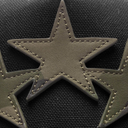 Amiri Three Star Trucker Hat - Black/Camo