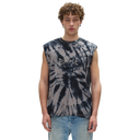Purple Brand Mens Textured Jersey Tank Top in Grey