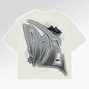Mixed Emotion Cream ‘Jetski’ Rhinestone Tee
