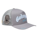 Godspeed Forever Trucker Hat In Grey/Blue